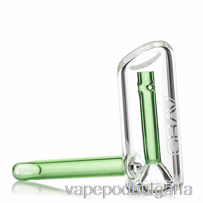 Vape Bulgaria Grav Mini Hammer Bubbler зелен акцент